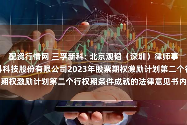 配资行情网 三孚新科: 北京观韬（深圳）律师事务所关于广州三孚新材料科技股份有限公司2023年股票期权激励计划第二个行权期条件成就的法律意见书内容摘要
